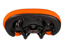 S&M RAILED SEAT - BLACK/ORANGE