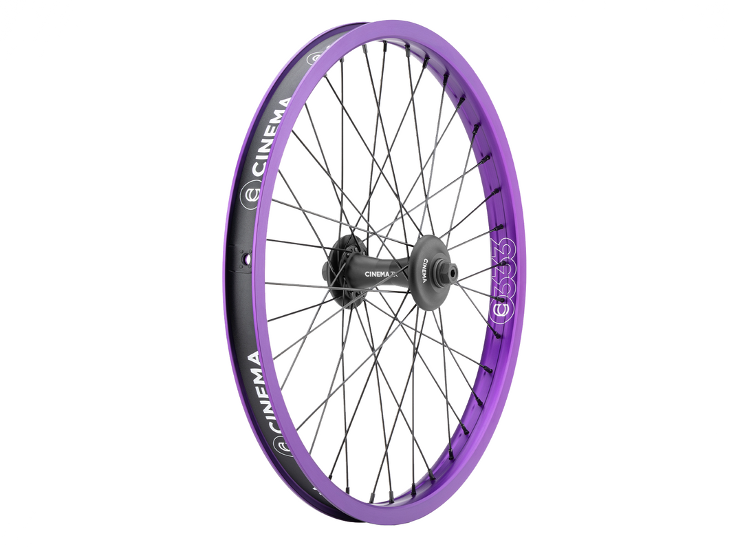 CINEMA ZX/333 FRONT WHEEL - PURPLE