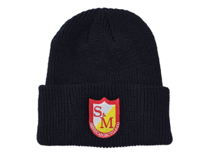 S&M RIBBED CUFFED BEANIE