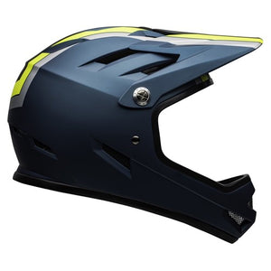 BELL SANCTION HELMET - MATT BLUE/ HIGH VIZ