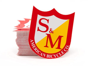 S&M MEDIUM SHIELD STICKER