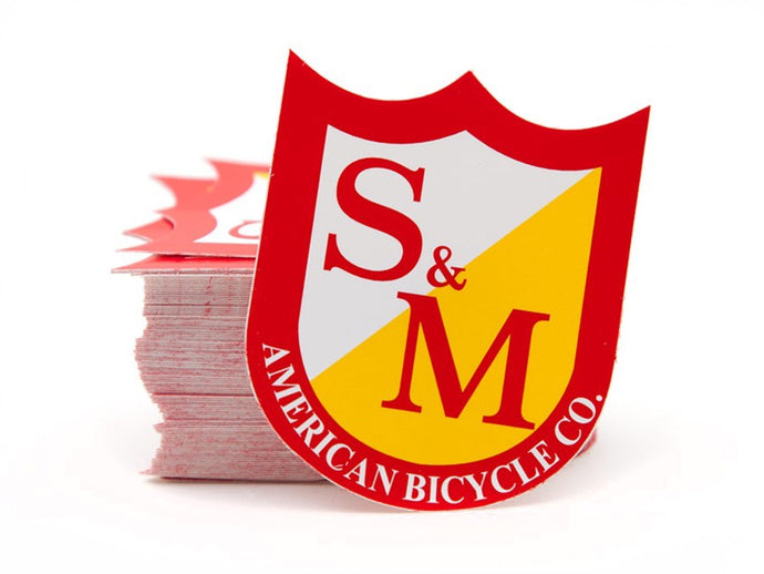 S&M MEDIUM SHIELD STICKER