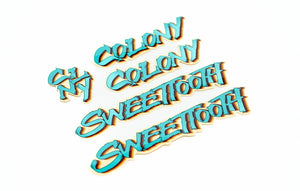 COLONY SWEET TOOTH FRAME STICKER KIT