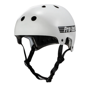 PROTEC OLD SCHOOL HELMET - GLOSS WHITE