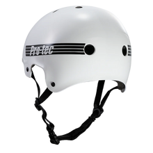 PROTEC OLD SCHOOL HELMET - GLOSS WHITE