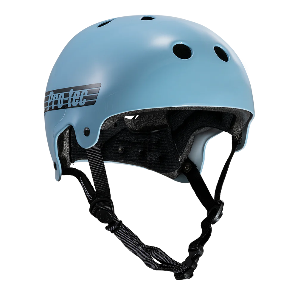 PROTEC OLD SCHOOL HELMET - GLOSS BLUE