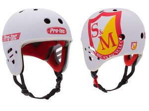 PROTEC X S&M FULL CUT HELMET WHITE