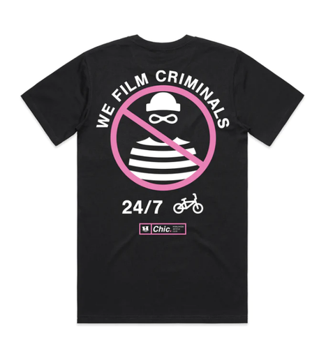 HELP X CHIC WE FILM CRIMINALS TEE