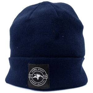 ANIMAL POSTED BEANIE - NAVY