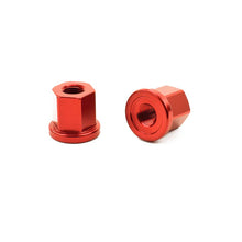 MISSION ALLOY AXLE NUTS - ASST COLOURS