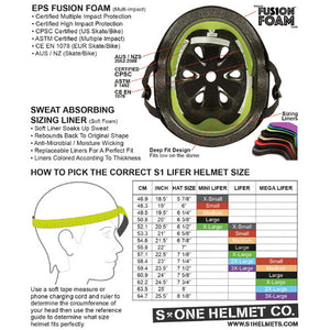 S1 LIFER HELMET GLOSS BLACK