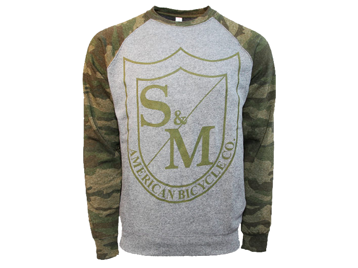 S&M BIG SHIELD CREW NECK