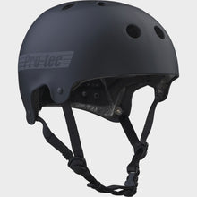 PROTEC OLD SCHOOL HELMET - MATT BLACK REFLECTIVE