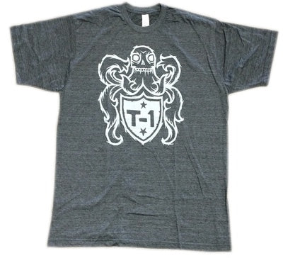 T1 CREST TEE GREY