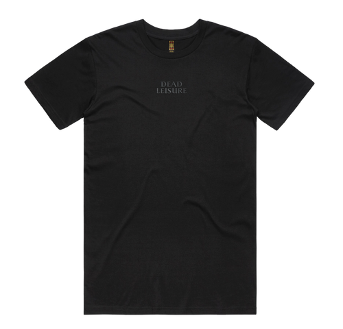DEAD LEISURE EMBROIDERED LOGO TEE