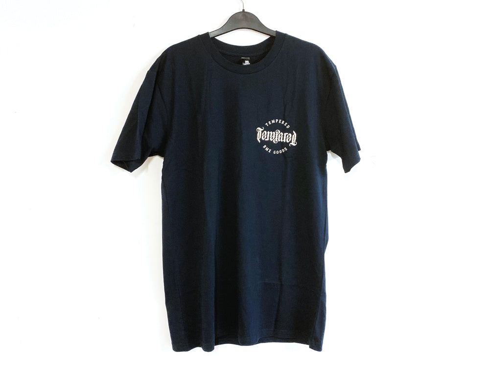 TEMPERED BMX GOODS TEE NAVY