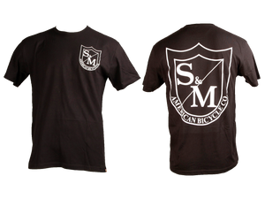 S&M TWO SHIELD TEE