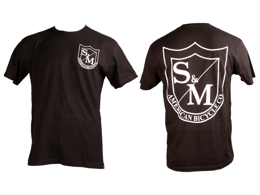 S&M TWO SHIELD TEE