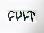 CULT DIE CUT STICKER