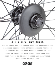 GSPORT GLAND MK5 FRONT HUB GUARD