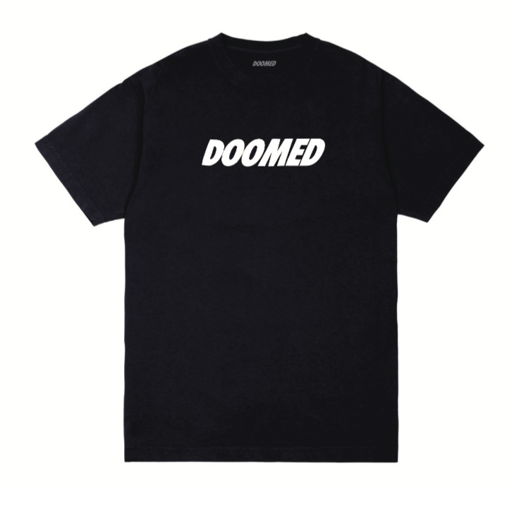 DOOMED BASIC TEE BLACK