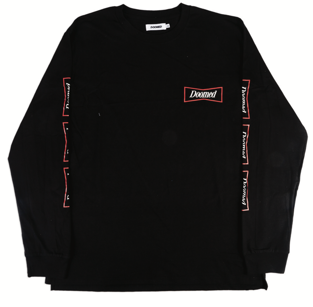 DOOMED WUD BEISER LONG SLEEVE TEE